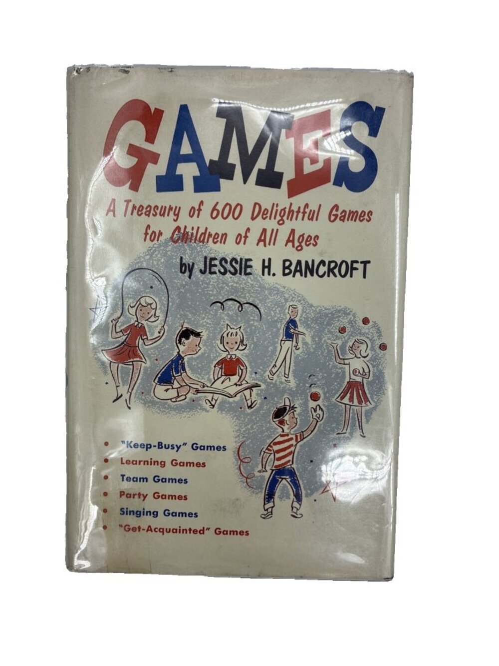 Vintage Games Jessie H Bancroft Macmillan 1966 Childrens Activity Book